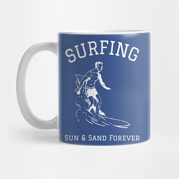 Surfing Sun and Sand Forever Vintage by letnothingstopyou